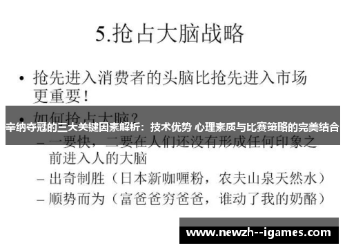 辛纳夺冠的三大关键因素解析：技术优势 心理素质与比赛策略的完美结合